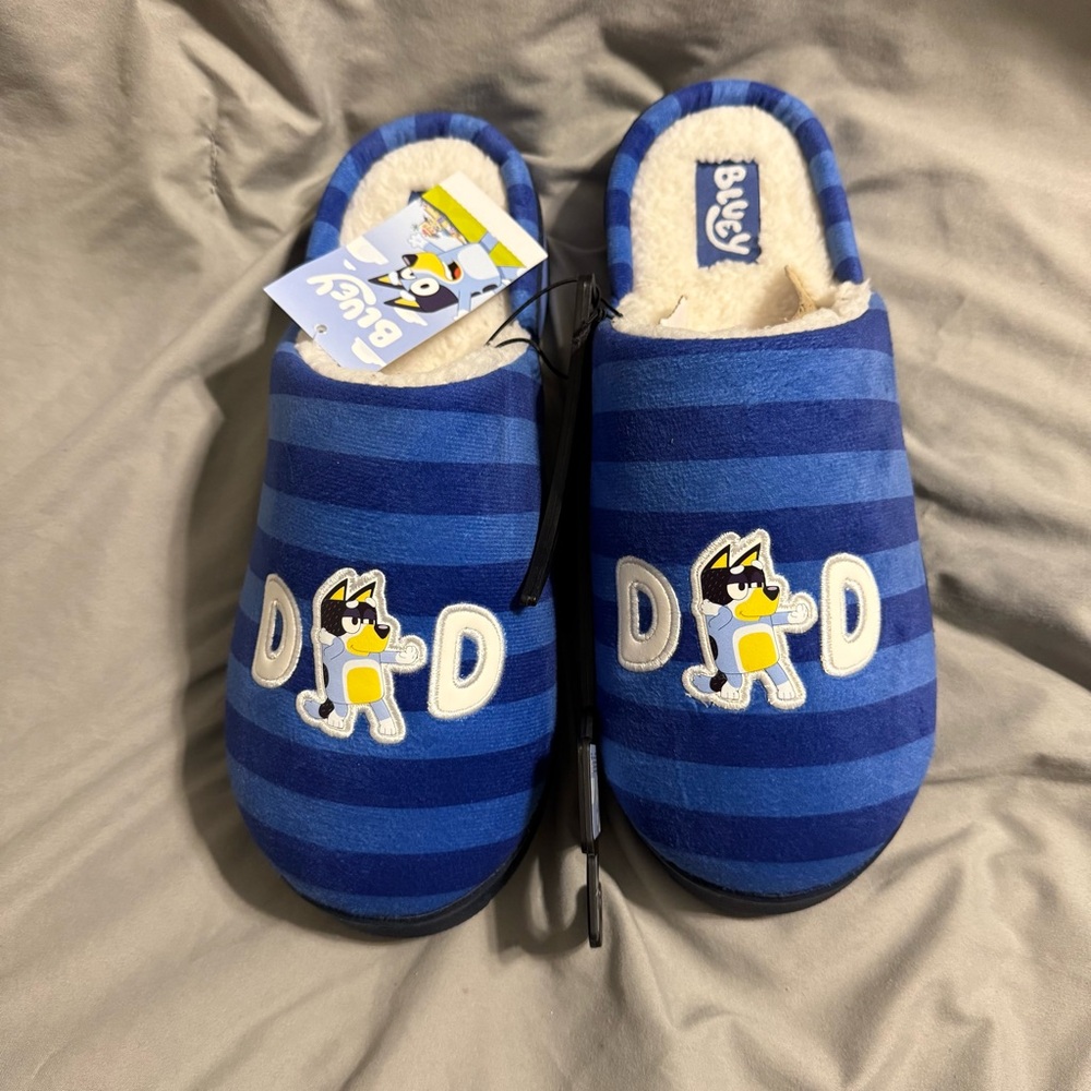 Bluey dad slippers